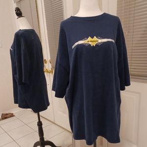 4/$60 Navy Adidas Tee - Size XL